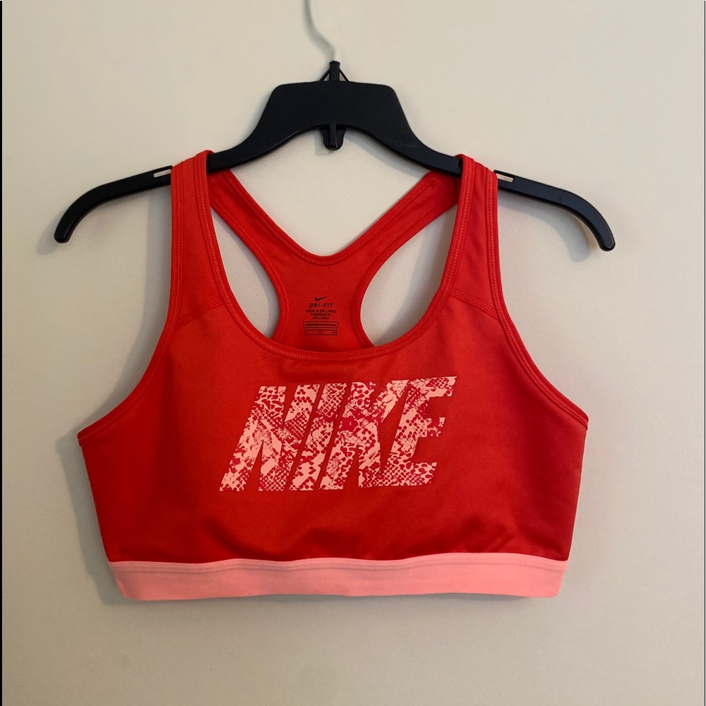 Nike sport tank top size XL orange color